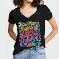 Reading Six Seven Meme Book Lover 67 Teacher 6 7 Women's Jersey Short Sleeve Deep V-Neck Tshirt Reading Six Seven Meme Book Lover 67 Teacher 6 7 Women's Jersey Short Sleeve Deep V-Neck Tshirt