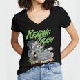 Reading Trash Racoon Bookworm Bookish Librarian Book Lover Women's Jersey Short Sleeve Deep V-Neck Tshirt Reading Trash Racoon Bookworm Bookish Librarian Book Lover Women's Jersey Short Sleeve Deep V-Neck Tshirt