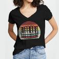 Retro Vintage Bookworm Library Shirt Book Lover Women's Jersey Short Sleeve Deep V-Neck Tshirt Retro Vintage Bookworm Library Shirt Book Lover Women's Jersey Short Sleeve Deep V-Neck Tshirt