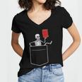 Skeleton Books Read Book Reading Librarian Across America Women's Jersey Short Sleeve Deep V-Neck Tshirt Skeleton Books Read Book Reading Librarian Across America Women's Jersey Short Sleeve Deep V-Neck Tshirt