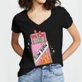 Slow Burn Book Trope Worth The Wait Love Takes Time Women's Jersey Short Sleeve Deep V-Neck Tshirt
