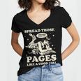 Spread Those Pages Like A Good Girl Shirt Smutty Spicy Book Women's Jersey Short Sleeve Deep V-Neck Tshirt Spread Those Pages Like A Good Girl Shirt Smutty Spicy Book Women's Jersey Short Sleeve Deep V-Neck Tshirt