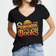 Sunshine & Books For Bookworm Summer Reading Women's Jersey Short Sleeve Deep V-Neck Tshirt Sunshine & Books For Bookworm Summer Reading Women's Jersey Short Sleeve Deep V-Neck Tshirt