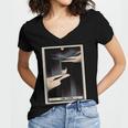 Tarot Cards Guide Book Esoteric Mysticism Clothing The Fool Tarot Card -Adults & Kids Small Short Sleeve Crew Neck Classic Fit Women's Jersey Short Sleeve Deep V-Neck Tshirt
