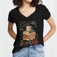 Tis The Season To Be Bookish Christmas Seasons Book Readings Women's Jersey Short Sleeve Deep V-Neck Tshirt Tis The Season To Be Bookish Christmas Seasons Book Readings Women's Jersey Short Sleeve Deep V-Neck Tshirt