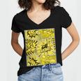 Varsity-Gold Yellow Comic Book University Varsity-Gold Women's Jersey Short Sleeve Deep V-Neck Tshirt Varsity-Gold Yellow Comic Book University Varsity-Gold Women's Jersey Short Sleeve Deep V-Neck Tshirt