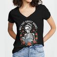 Will Yap About Books Women's Jersey Short Sleeve Deep V-Neck Tshirt
