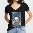 The Writer Typewriter Crow Writing Journalist Book Writer Women's Jersey Short Sleeve Deep V-Neck Tshirt The Writer Typewriter Crow Writing Journalist Book Writer Women's Jersey Short Sleeve Deep V-Neck Tshirt