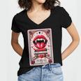 Yes Sir The Good-Girl The Good-Girl Tarot Card Smut Book Women's Jersey Short Sleeve Deep V-Neck Tshirt Yes Sir The Good-Girl The Good-Girl Tarot Card Smut Book Women's Jersey Short Sleeve Deep V-Neck Tshirt