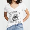 14th Birthday Girls Chapter 14 Its My Birthday Book Lover Women's Jersey Short Sleeve Deep V-Neck Tshirt 14th Birthday Girls Chapter 14 Its My Birthday Book Lover Women's Jersey Short Sleeve Deep V-Neck Tshirt