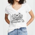 15th Birthday Chapter 15 Reading Book Lover 15 Year Old Women's Jersey Short Sleeve Deep V-Neck Tshirt 15th Birthday Chapter 15 Reading Book Lover 15 Year Old Women's Jersey Short Sleeve Deep V-Neck Tshirt
