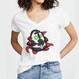BODO Spawn Character Comic Book Shirt Premium Tri-Blend Women's Jersey Short Sleeve Deep V-Neck Tshirt