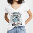 This Is My Book Character Costume Reading Book Lover Women's Jersey Short Sleeve Deep V-Neck Tshirt This Is My Book Character Costume Reading Book Lover Women's Jersey Short Sleeve Deep V-Neck Tshirt