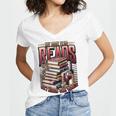 My Book Club Reads Between The Wines Book Club Reading Women's Jersey Short Sleeve Deep V-Neck Tshirt My Book Club Reads Between The Wines Book Club Reading Women's Jersey Short Sleeve Deep V-Neck Tshirt