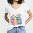 Book Flower Radicalized By Basic Decency Feminist Leftist Women's Jersey Short Sleeve Deep V-Neck Tshirt Book Flower Radicalized By Basic Decency Feminist Leftist Women's Jersey Short Sleeve Deep V-Neck Tshirt