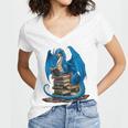 Book Lover Bookworm Reading Books Dragon Premium Tri-Blend Women's Jersey Short Sleeve Deep V-Neck Tshirt Book Lover Bookworm Reading Books Dragon Premium Tri-Blend Women's Jersey Short Sleeve Deep V-Neck Tshirt