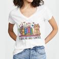 Book Lovers I Have No Shelf Control Women's Jersey Short Sleeve Deep V-Neck Tshirt Book Lovers I Have No Shelf Control Women's Jersey Short Sleeve Deep V-Neck Tshirt