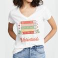 All Booked For Valentines Retro Book Lover Teacher Bookworm Premium Tri-Blend Women's Jersey Short Sleeve Deep V-Neck Tshirt All Booked For Valentines Retro Book Lover Teacher Bookworm Premium Tri-Blend Women's Jersey Short Sleeve Deep V-Neck Tshirt