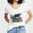 Books Cats Life Is Sweet Cats Books Lover Men Women Women's Jersey Short Sleeve Deep V-Neck Tshirt Books Cats Life Is Sweet Cats Books Lover Men Women Women's Jersey Short Sleeve Deep V-Neck Tshirt