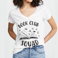 Books Club Squad Reading Book Lover Book Minimalist Team Tee Women's Jersey Short Sleeve Deep V-Neck Tshirt Books Club Squad Reading Book Lover Book Minimalist Team Tee Women's Jersey Short Sleeve Deep V-Neck Tshirt