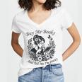 Buy Me Books And Tell Me I'm Pretty Book Lover Bookworm Women's Jersey Short Sleeve Deep V-Neck Tshirt Buy Me Books And Tell Me I'm Pretty Book Lover Bookworm Women's Jersey Short Sleeve Deep V-Neck Tshirt