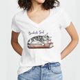 Cat Life Books And Cats Cat Lover Cat Mom Book Lovers Women's Jersey Short Sleeve Deep V-Neck Tshirt Cat Life Books And Cats Cat Lover Cat Mom Book Lovers Women's Jersey Short Sleeve Deep V-Neck Tshirt