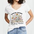 Chapter 16 A Literary Milestone 16th Birthday Book Lovers Women's Jersey Short Sleeve Deep V-Neck Tshirt