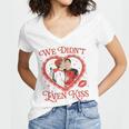 We Didn't Even Kiss Hockey Romance Book Women's Jersey Short Sleeve Deep V-Neck Tshirt