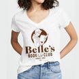 Disney Princess Belles Book Club Women's Jersey Short Sleeve Deep V-Neck Tshirt Disney Princess Belles Book Club Women's Jersey Short Sleeve Deep V-Neck Tshirt