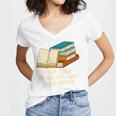 Drink Tea And Read Books Reading Bookworm Literature Women's Jersey Short Sleeve Deep V-Neck Tshirt Drink Tea And Read Books Reading Bookworm Literature Women's Jersey Short Sleeve Deep V-Neck Tshirt