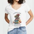 Essentials Classical Conversations CC Tutor Books Women's Jersey Short Sleeve Deep V-Neck Tshirt