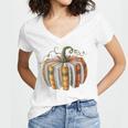 Fall Book Pumpkin Fall Librarians Bookworm Teachers Students Women's Jersey Short Sleeve Deep V-Neck Tshirt Fall Book Pumpkin Fall Librarians Bookworm Teachers Students Women's Jersey Short Sleeve Deep V-Neck Tshirt