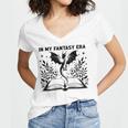 In My Fantasy Era Book Lover Tee Premium Tri-Blend Women's Jersey Short Sleeve Deep V-Neck Tshirt
