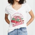 My Holidays Are All Booked Christmas Reading Books Bookish Women's Jersey Short Sleeve Deep V-Neck Tshirt My Holidays Are All Booked Christmas Reading Books Bookish Women's Jersey Short Sleeve Deep V-Neck Tshirt