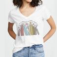 It's a Good Day To Read a Book Women's Jersey Short Sleeve Deep V-Neck Tshirt