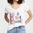 Jesus God Smut Reader Smut Reading Book Is That Smut Women's Jersey Short Sleeve Deep V-Neck Tshirt