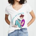 Leave Me Alone I'm Reading a Book For Bookworms Premium Tri-Blend Women's Jersey Short Sleeve Deep V-Neck Tshirt