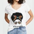 Librarian Teacher Messy Bun Life Book Library Back To School Women's Jersey Short Sleeve Deep V-Neck Tshirt Librarian Teacher Messy Bun Life Book Library Back To School Women's Jersey Short Sleeve Deep V-Neck Tshirt