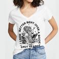 I Look Better Bent Over A Book Smut Reader Women's Jersey Short Sleeve Deep V-Neck Tshirt