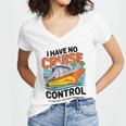 I Have No Cruise Trip Control They Book Themselves Women's Jersey Short Sleeve Deep V-Neck Tshirt