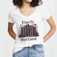 I Have No Shelf Control Dark Academia Book Lover TBR Women's Jersey Short Sleeve Deep V-Neck Tshirt