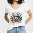 North Pole Book Club Books Reading Mug Gingerbread Women's Jersey Short Sleeve Deep V-Neck Tshirt North Pole Book Club Books Reading Mug Gingerbread Women's Jersey Short Sleeve Deep V-Neck Tshirt