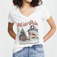North Pole Book Club Book Lover Bookish Bookworm Christmas Women's Jersey Short Sleeve Deep V-Neck Tshirt North Pole Book Club Book Lover Bookish Bookworm Christmas Women's Jersey Short Sleeve Deep V-Neck Tshirt