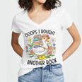 Oops I Bought Another Book Goose Women's Jersey Short Sleeve Deep V-Neck Tshirt Oops I Bought Another Book Goose Women's Jersey Short Sleeve Deep V-Neck Tshirt