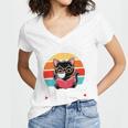 Read Books Drink Coffee Fight Evil Cat Premium Women's Jersey Short Sleeve Deep V-Neck Tshirt Read Books Drink Coffee Fight Evil Cat Premium Women's Jersey Short Sleeve Deep V-Neck Tshirt