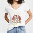 i Read Books And i Know Things German Shepherd Coffee Books Women's Jersey Short Sleeve Deep V-Neck Tshirt