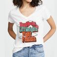Read Books Lift Weights Fight Fascists Reading No Kings Premium Tri-Blend Women's Jersey Short Sleeve Deep V-Neck Tshirt Read Books Lift Weights Fight Fascists Reading No Kings Premium Tri-Blend Women's Jersey Short Sleeve Deep V-Neck Tshirt