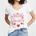 Read Your Heart Out Valentine Reading Book Lover Teacher Premium Tri-Blend Women's Jersey Short Sleeve Deep V-Neck Tshirt Read Your Heart Out Valentine Reading Book Lover Teacher Premium Tri-Blend Women's Jersey Short Sleeve Deep V-Neck Tshirt