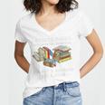 I Rescue Book Trapped In The Bookstore I'm Not A Hoarder Premium Tri-Blend Women's Jersey Short Sleeve Deep V-Neck Tshirt I Rescue Book Trapped In The Bookstore I'm Not A Hoarder Premium Tri-Blend Women's Jersey Short Sleeve Deep V-Neck Tshirt