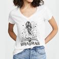 Sexy STFUATTDLAGG Hot Woman Reading Spicy Good Book Love Women's Jersey Short Sleeve Deep V-Neck Tshirt Sexy STFUATTDLAGG Hot Woman Reading Spicy Good Book Love Women's Jersey Short Sleeve Deep V-Neck Tshirt